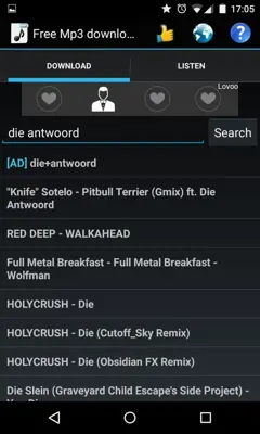 Free Mp3 Downloads android App screenshot 2